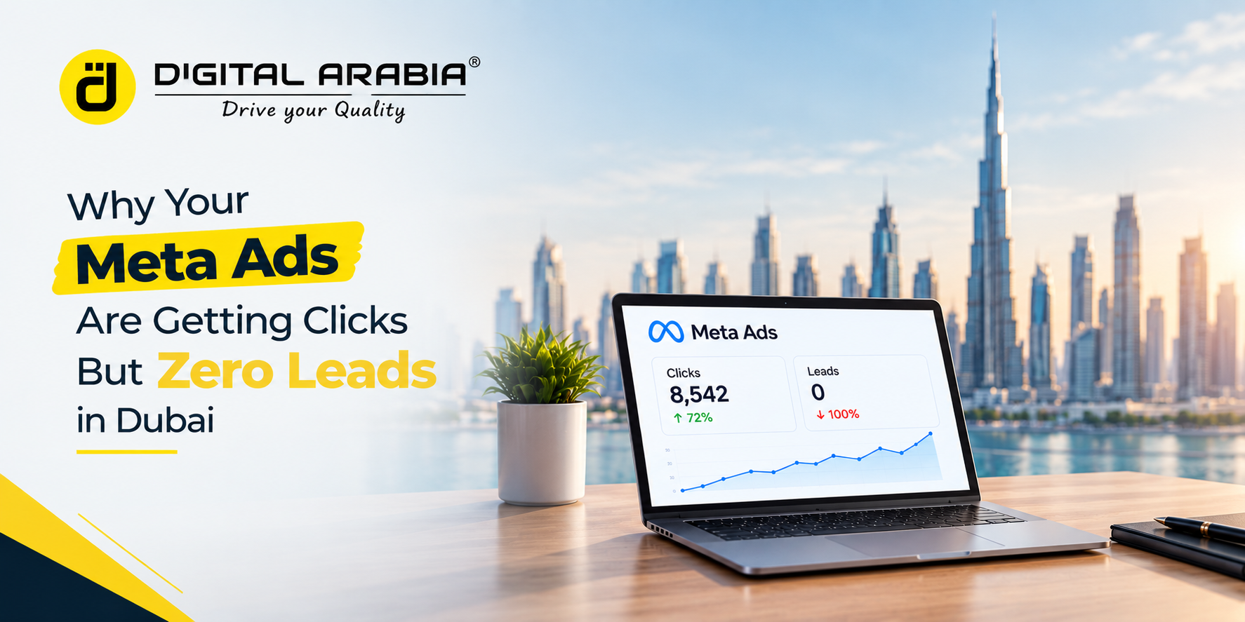 Why Your Meta Ads Are Getting Clicks But Zero Leads in Dubai