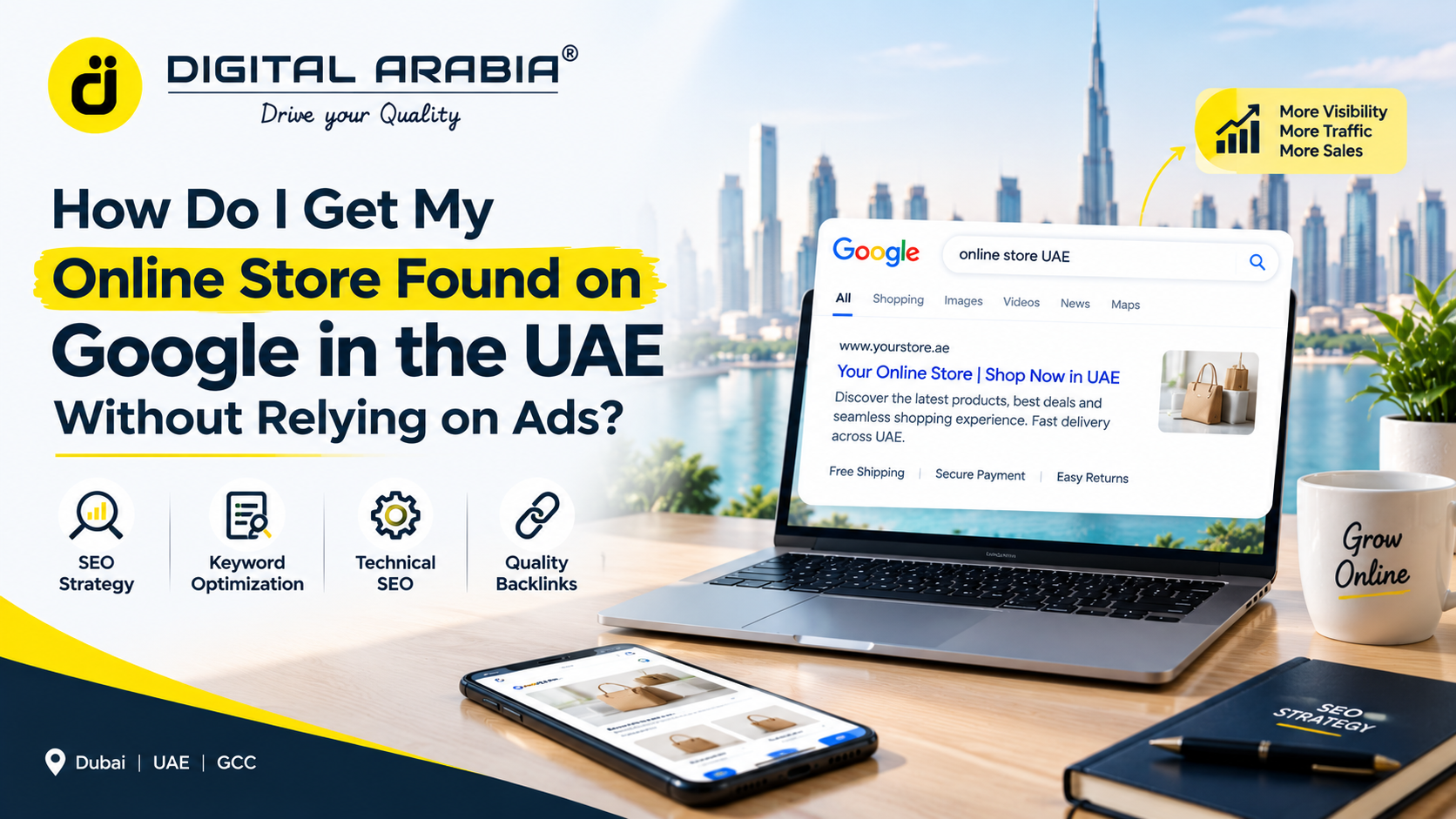 How Do I Get My Online Store Found on Google in the UAE Without Relying on Ads?